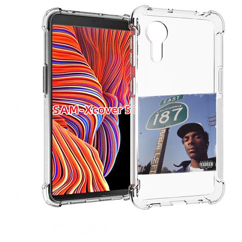 Чехол MyPads Snoop Dogg NEVA LEFT для Samsung Galaxy Xcover 5 задняя-панель-накладка-бампер чехол mypads snoop dogg neva left для itel a48 задняя панель накладка бампер