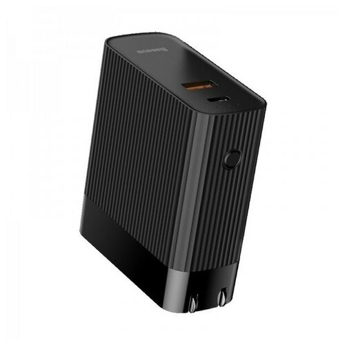 Внешний аккумулятор с зарядным устройством BASEUS 2 in 1 Travel charger Powerbank 5000mAh USBUSB-C15W Черный 128000₽
