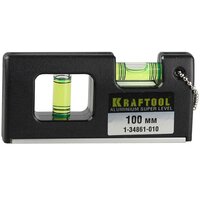 KRAFTOOL Mini-Pro 100 мм, Магнитный компактный уровень (1-34861-010)