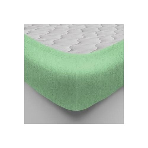 LUXSONIA Простыня махра на резинке 180*200см, борт 20 см Мр0020-12Ментол