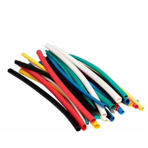 EKF Набор трубок термоусадочных ТУТ 1/0.5; 1.5/0.75; 2/1; 2.5/1.25; 3/1.5 (6 цветов по 5шт 100мм) PROxima EKF tut-n-2-r