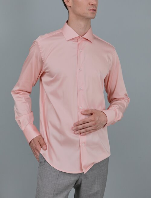 Рубашка Dave Raball, размер 41 176-182, розовый