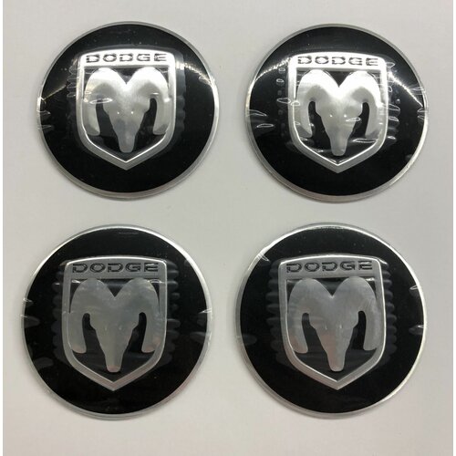 Наклейки на диски автомобиля Dodge (d-56 мм)