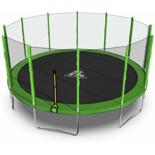 Батут DFC Trampoline Fitness с сеткой 16ft батут dfc trampoline fitness с сеткой 16ft 16ft tr b