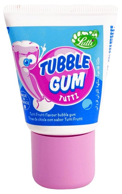 Жевательная резинка Lutti Tubble Gum Tutti Frutti (Франция), 35 г (3 шт) - фотография № 2