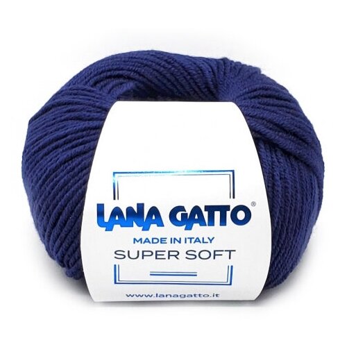 Пряжа Lana Gatto Super Soft 13856 Темно-синий 1 моток