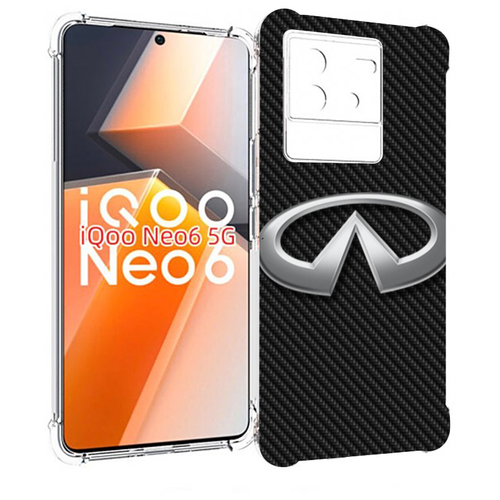 Чехол MyPads infiniti-инфинити-2 мужской для Vivo iQoo Neo 6 5G задняя-панель-накладка-бампер