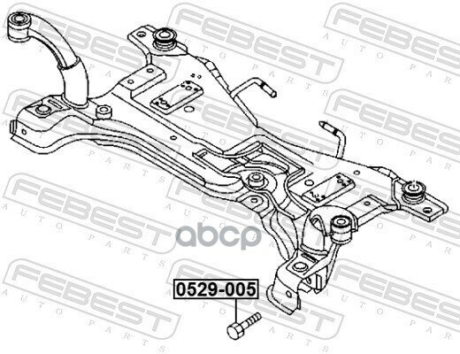 Болт Подвески Mazda 3 Bk/Bl Febest арт. 0529-005