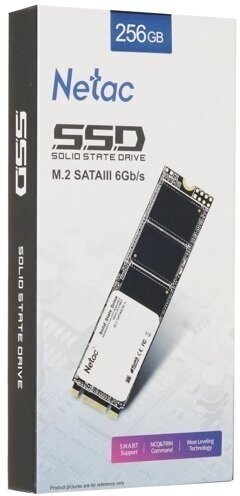 Внутренний SSD-накопитель Netac N535N 256GB M2 2280, SATA-III, 3D TLC, Черный NT01N535N-256G-N8X - фото №10