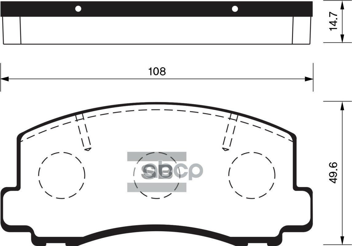 SP1211 колодки дисковые передние! Mitsubishi Galant 1.6 84-87 Sangsin brake арт. SP1211