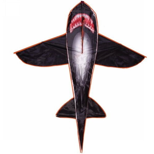 воздушные змеи x match воздушный змей акула 133х136 см Воздушный змей «Злая акула» 130 см, микс