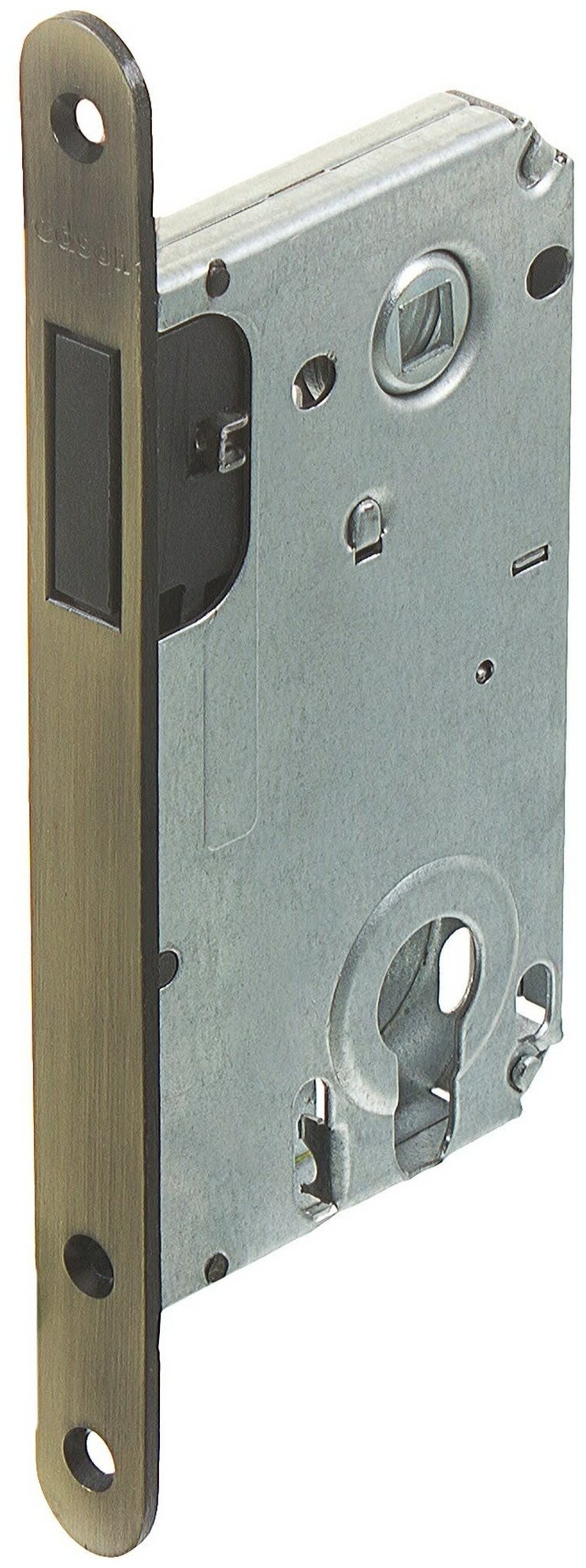 Защёлка под цилиндр магнитная EDS-50-85 с ключом цвет бронза