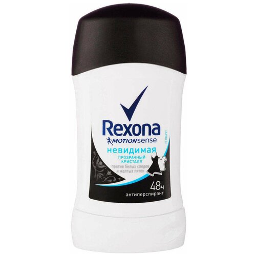 Rexona Антиперспирант женский Motionsense Невидимый Прозрачный кристалл, 40 мл G-N-69057007