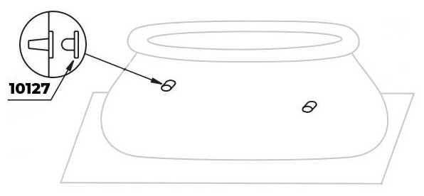 Резиновая заглушка для бассейнов Intex 10127 - фотография № 4