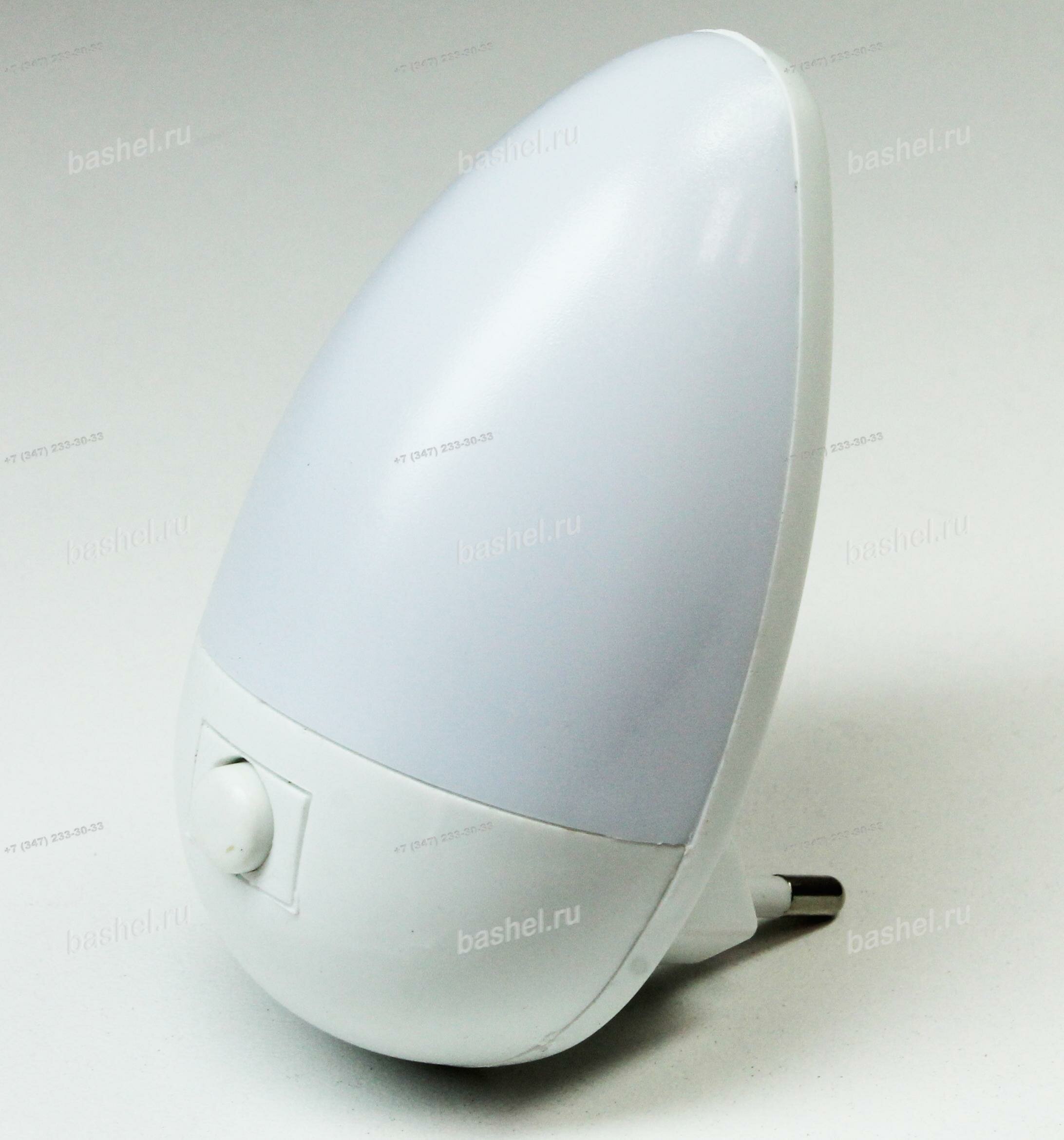 Светильник ночник Uniel DTL-303 0.5W 3LED Овал/White 220V пластик