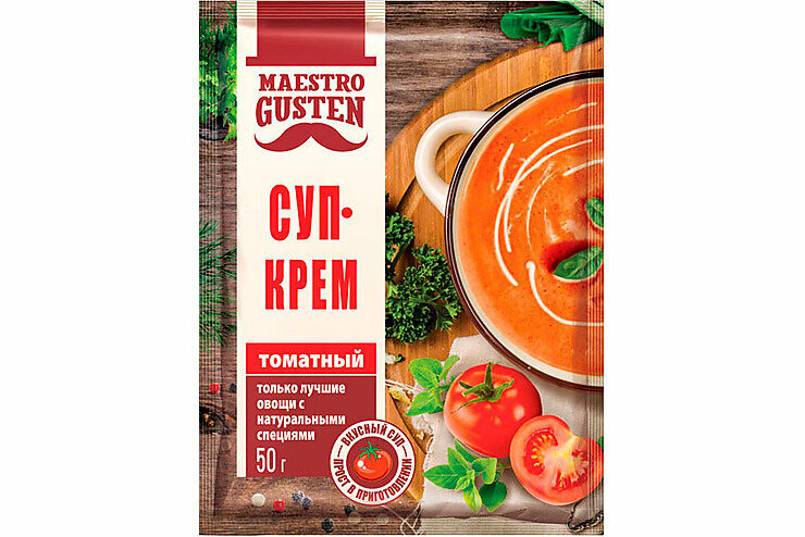 Суп-крем томатный быстрого приготовления, 50 грамм