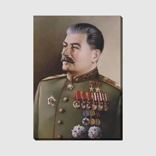 Картина на холсте Иосиф Сталин официальный портрет 3042 см 1340₽
