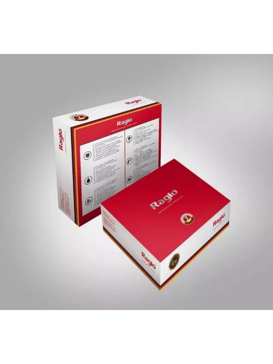 Душевая система с термостатом и тропическим душем Raglo R20.26.06 латунь, черная — фото 1