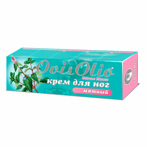 Крем для ног OvisOlio Овечье масло мятный, 70 мл