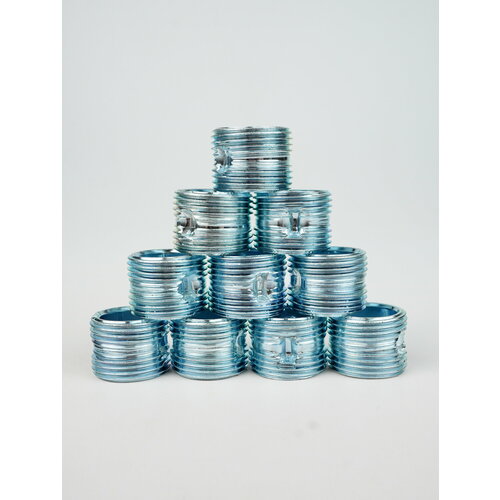 Ниппель стальной 1 дюйм для соединения секций радиатора MsaterProf 10шт 471₽