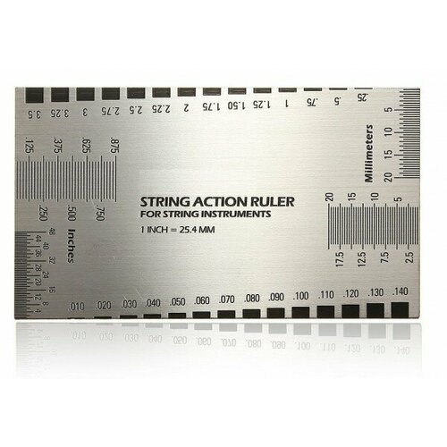 фото Линейка измеритель высоты струн, порожков и др. string action dr. parts