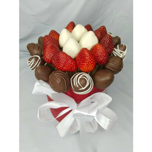 Букет из клубники в шоколаде премиум