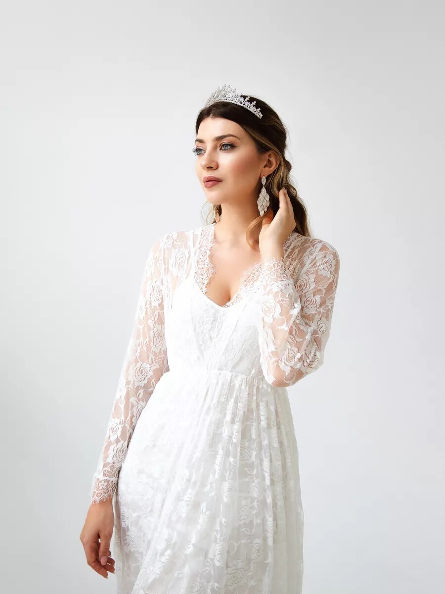 Серьги Romantic Wedding, серебристый — фото 1