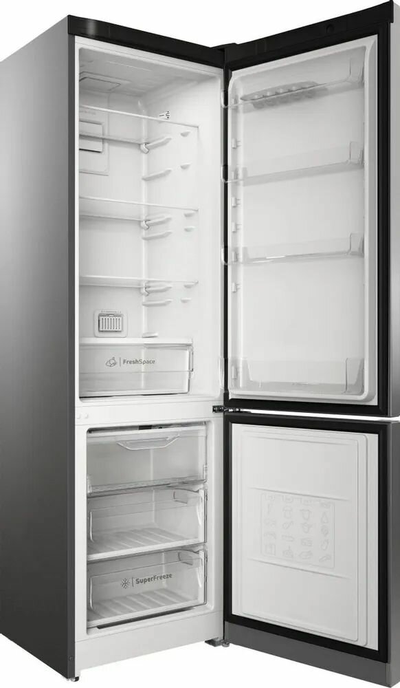 Двухкамерный холодильник Indesit ITS 5200 NG, Total No Frost, темно-серый — фото 1