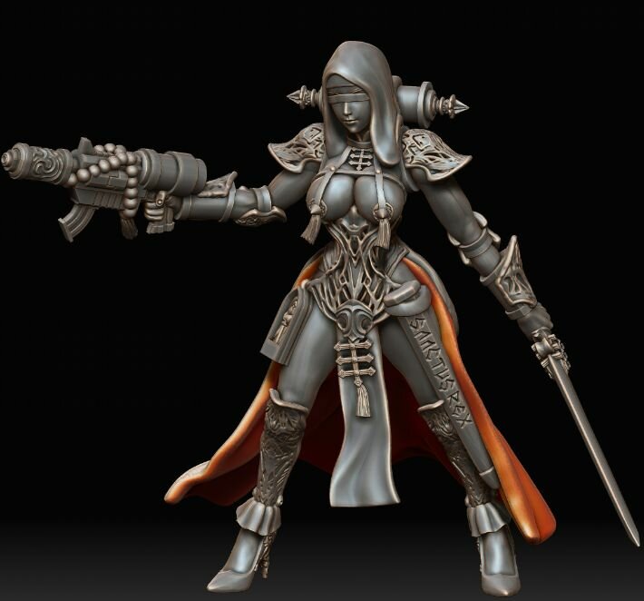 Сборная модель Warhammer 40000 Nuns of Belthazark 5 (Не окрашена)