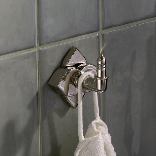 Изображение товара Крючок для полотенец металлический на шурупах Grande Moroshka цвет Никель