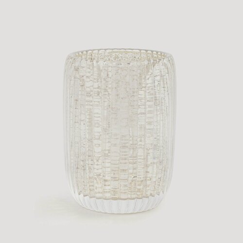 Изображение товара Стакан для ванной комнаты, 10 см, стекло, золотистый, Patina rib