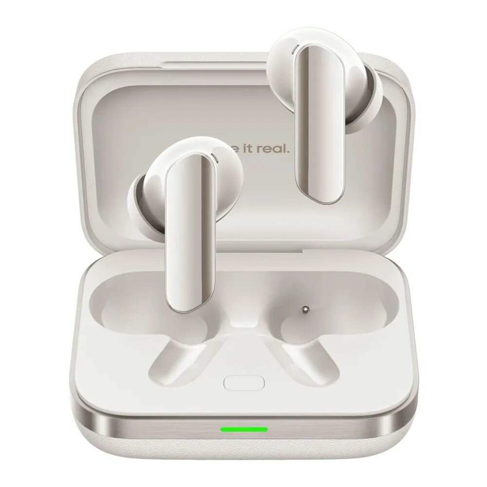 Наушники realme Buds Air 7 Pro, беспроводные, активное шумоподавление，white — фото 1