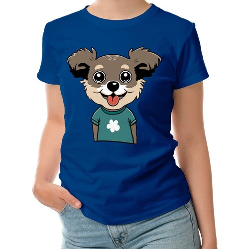 фото Футболка roly, размер l, синий