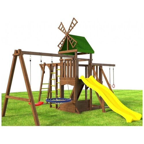 Детская игровая площадка Markvel Мельница люкс (спортивно-игровая площадка для дачи и улицы)