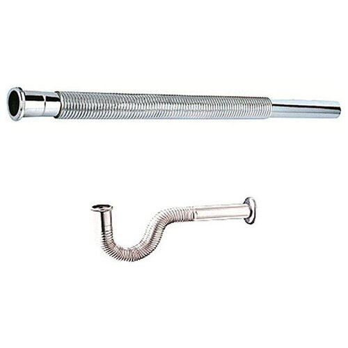 Труба гофрированная ore 114х32мм 850мм хром 4893₽