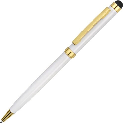 Ручка шариковая Голд Сойер со стилусом, белый ручка шариковая голд сойер со стилусом оранжевый