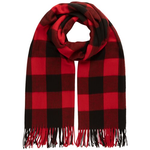 APART, шарф женский, цвет: красно-черный, размер: ONESIZE