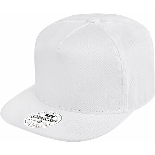 Бейсболка Street caps, размер 56/60, белый one piece cotton cap for men women gorras snapback caps baseball caps casquette dad hat