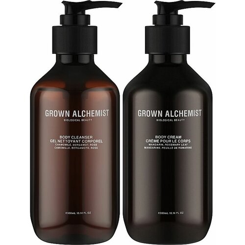 GROWN ALCHEMIST Набор для ухода за телом Refresh & Rejuvenate Body Care Twinset гель для душа aura авокадо и розмарин 400 мл