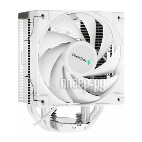 Кулер для процессора DEEPCOOL AK400 WH LGA1700/1200/115X/AM5/AM4 (18шт/кор, TDP 260W, PWM, Fan 120mm, 4 тепл. Трубки, белый) RET (AK400 WH) кулер для процессора id cooling se 214xt wl lga1700 1200 115x am5 am4 tdp 200w pwm fan 120mm white led белый