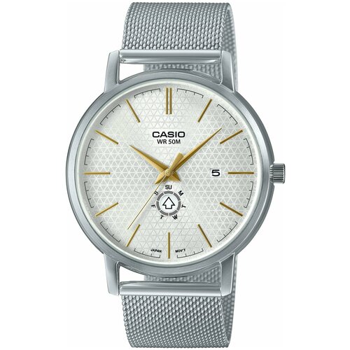 Наручные часы CASIO Collection, золотой, белый наручные часы casio collection casio mtp b125m 7a белый серебряный