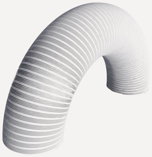 Изображение товара Круглый гибкий воздуховод с покрытием D100, L до 3м, ERA 10VA white