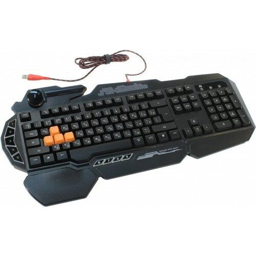 Клавиатура A4 Bloody B314 черный USB Multimedia Gamer LED подставка для запястий B314 454000₽