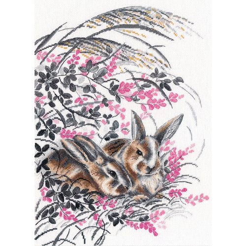 Набор для вышивания «Овен» 1428 Кролики набор для вышивания овен арт 1428 кролики 26х35 см