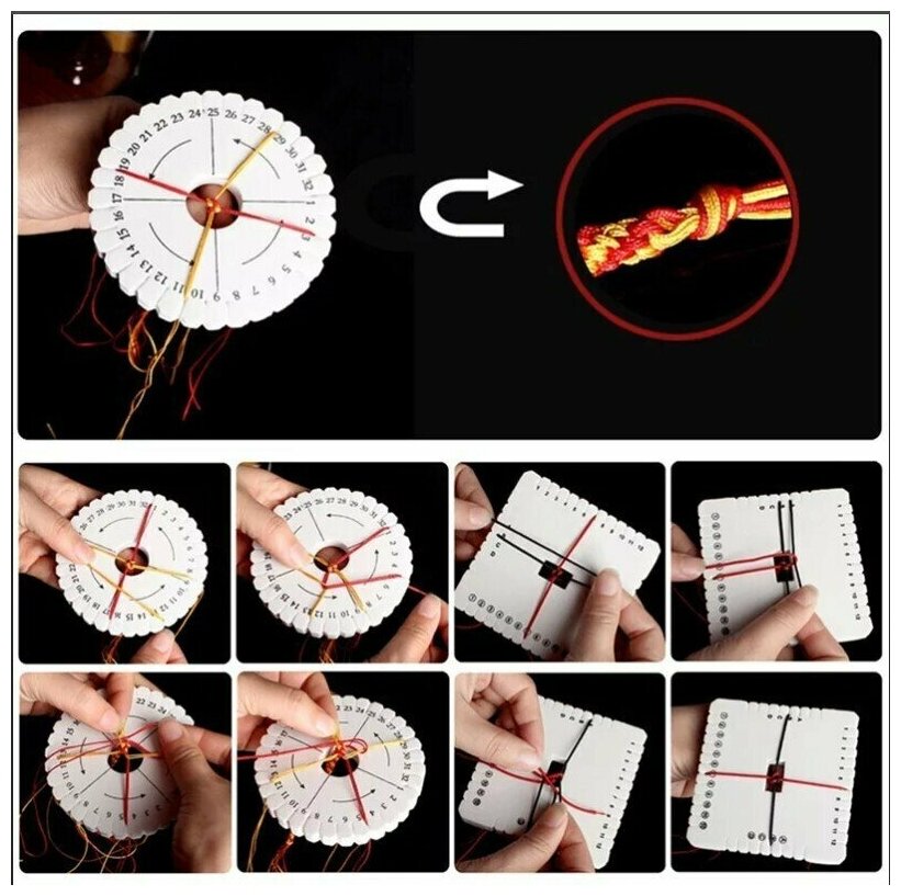 Кумихимо плоское плетение схемы на квадратном станке
