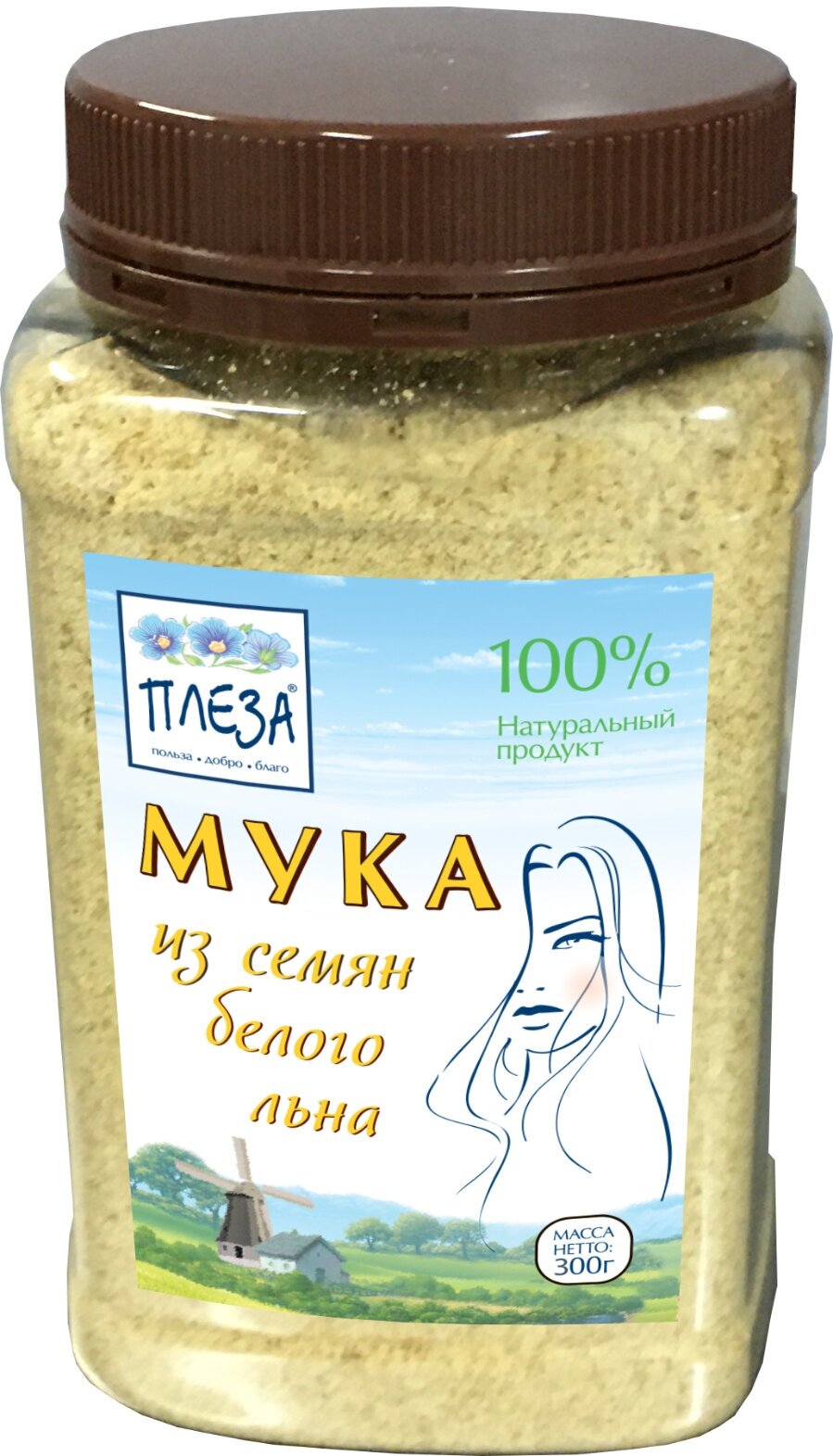 Мука льняная белого льна 300 г