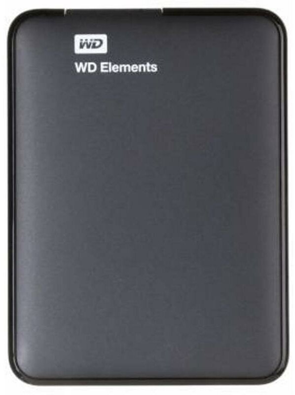 Внешний жесткий диск WD Elements Portable, 2Тб, черный (WDBU6Y0020BBK-WESN)