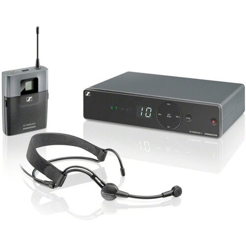 506987 XSW 1-ME3-A - радиосистема с головным микрофоном UHF 548-572 МГц Sennheiser 6369000₽