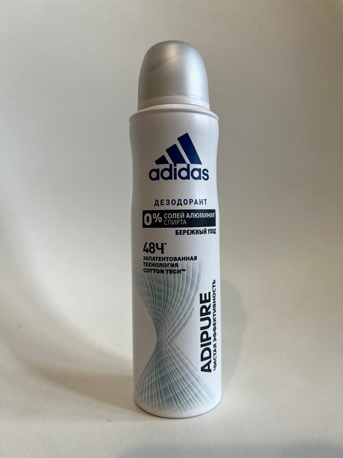 Дезодорант Adidas Adipure аэрозоль женский 48 ч, 150 мл