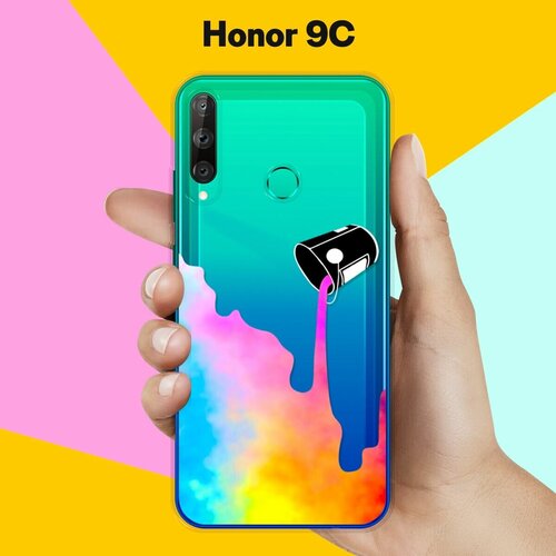 Силиконовый чехол Краски на Honor 9C силиконовый чехол на honor 9c узор из такс для хонор 9ц